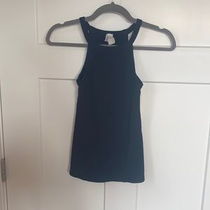 Ribbed high neck tank